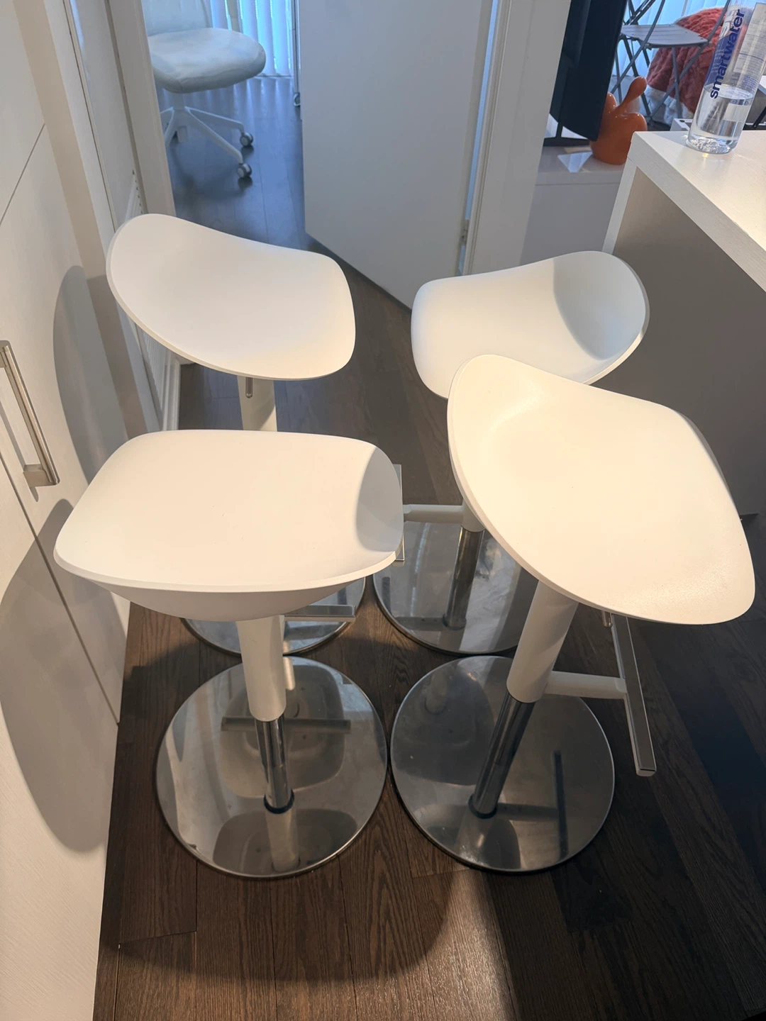 IKEA White Bar Stool
