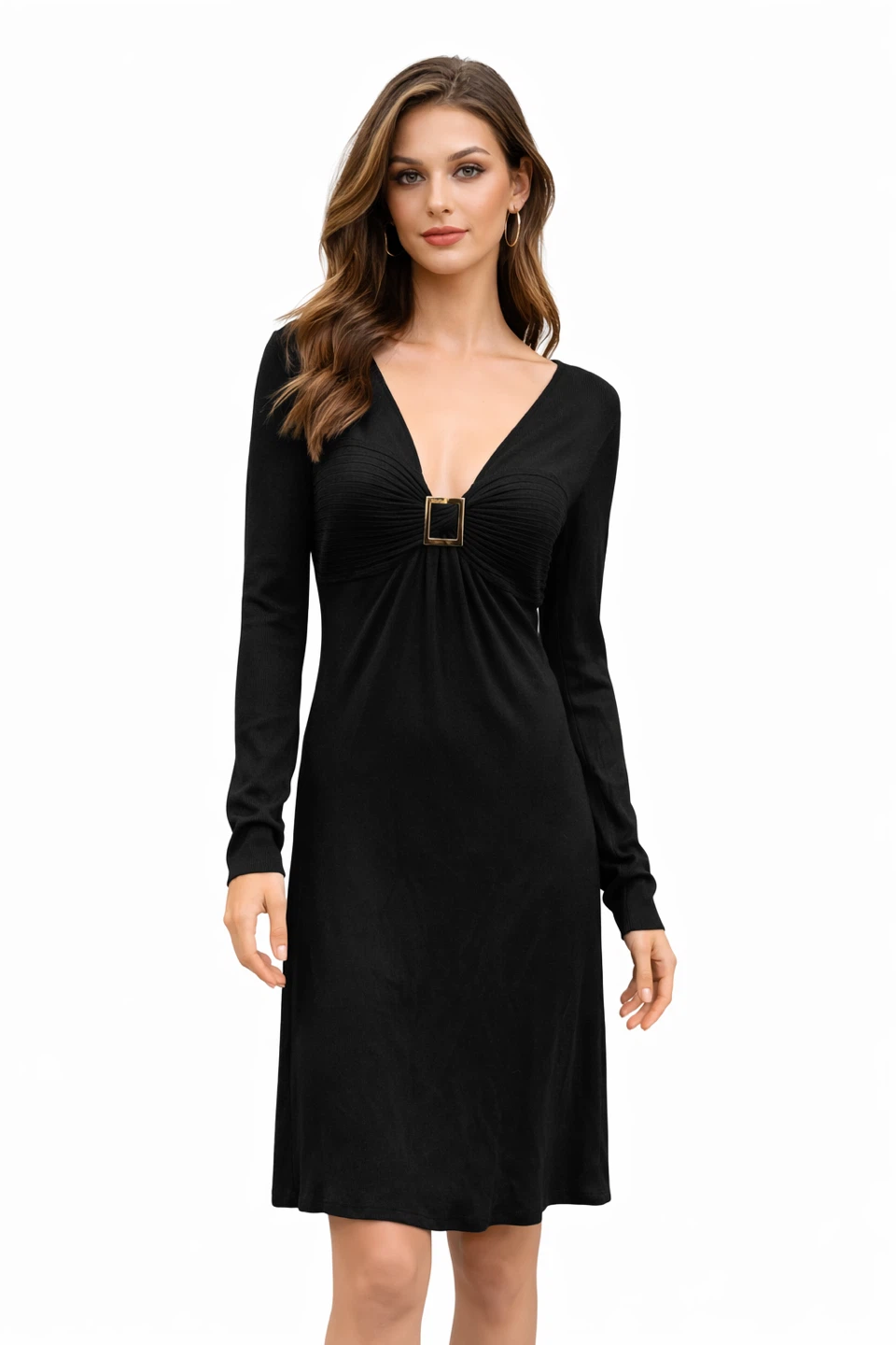 BCBG Black Dress, Size L/bran new