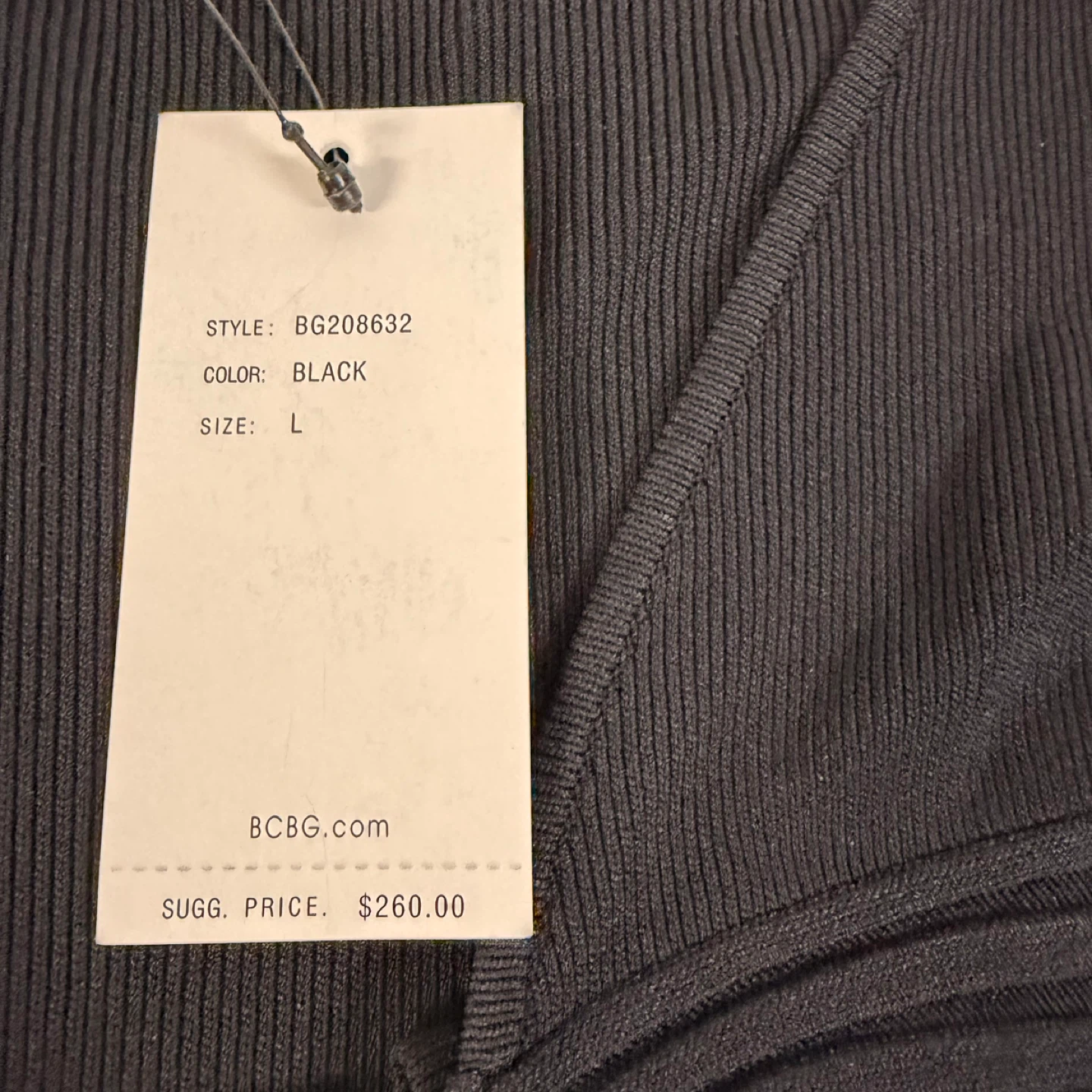 BCBG Black Dress, Size L/bran new - photo 4