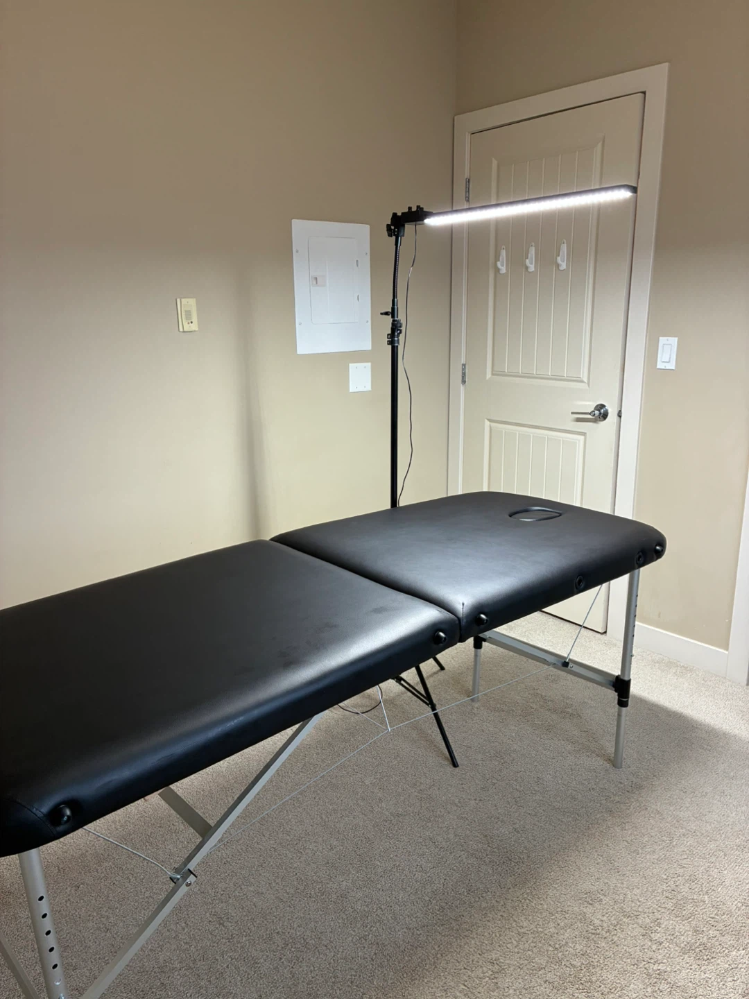 Portable Massage Table & LED Light