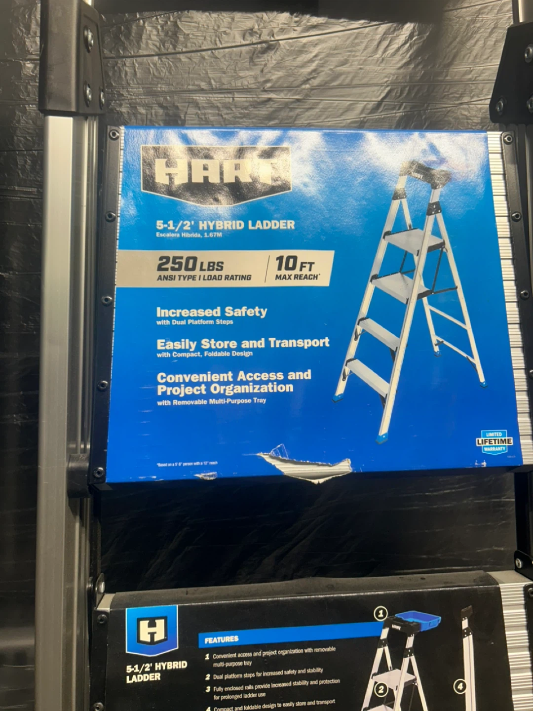 Hart 5-1/2' Hybrid Ladder - Like New!