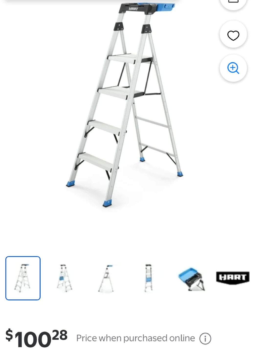 Hart 5-1/2' Hybrid Ladder - Like New! - photo 3