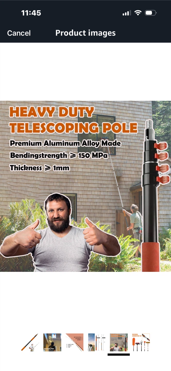Heavy Duty Telescoping Pole 5-20ft - photo 2