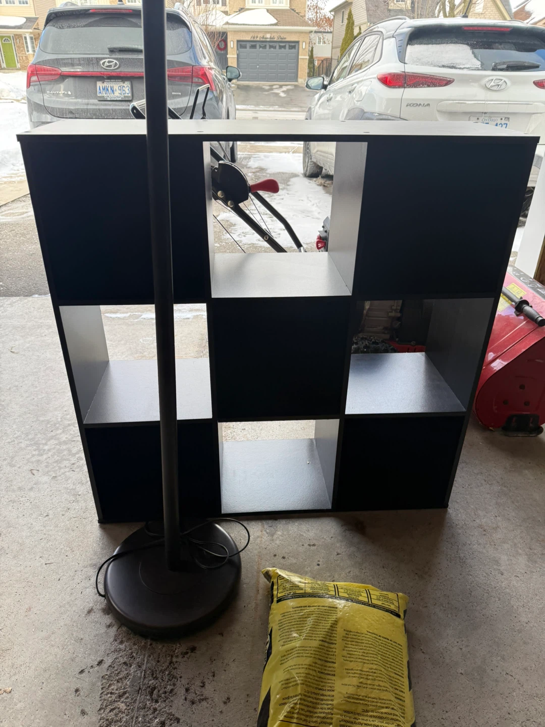 Black Cube Storage Shelf - photo 2