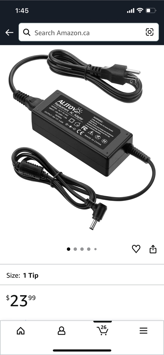 19V Power Supply Adapter - photo 2