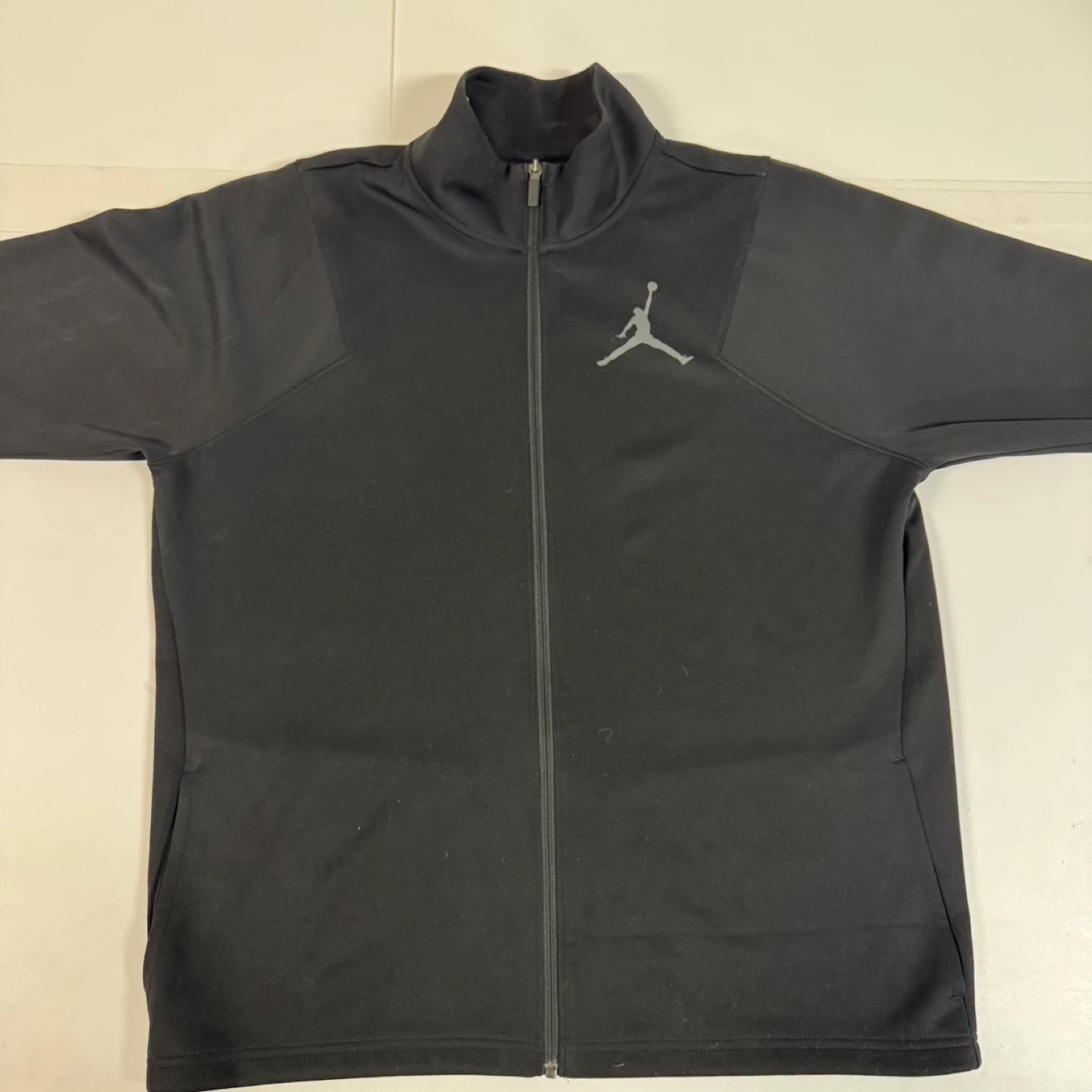 Jordan Men’s Black Full Zip Track Jacket Size XL Made in Vietnam - photo 4