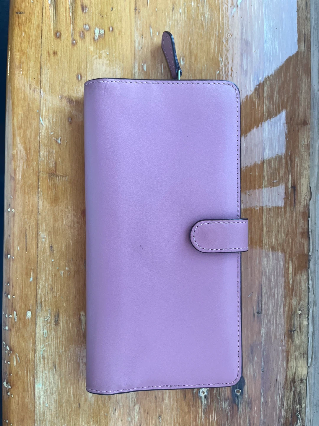 Coach Pink Leather Wallet - photo 2
