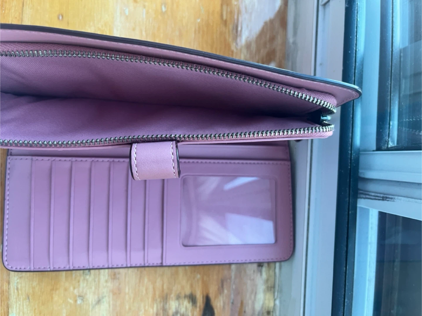 Coach Pink Leather Wallet - photo 4