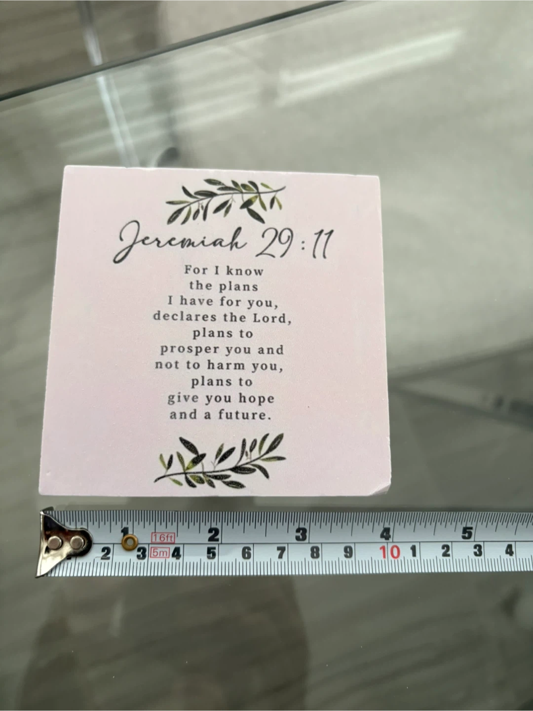 Jeremiah 29:11 Decorative Block - photo 2