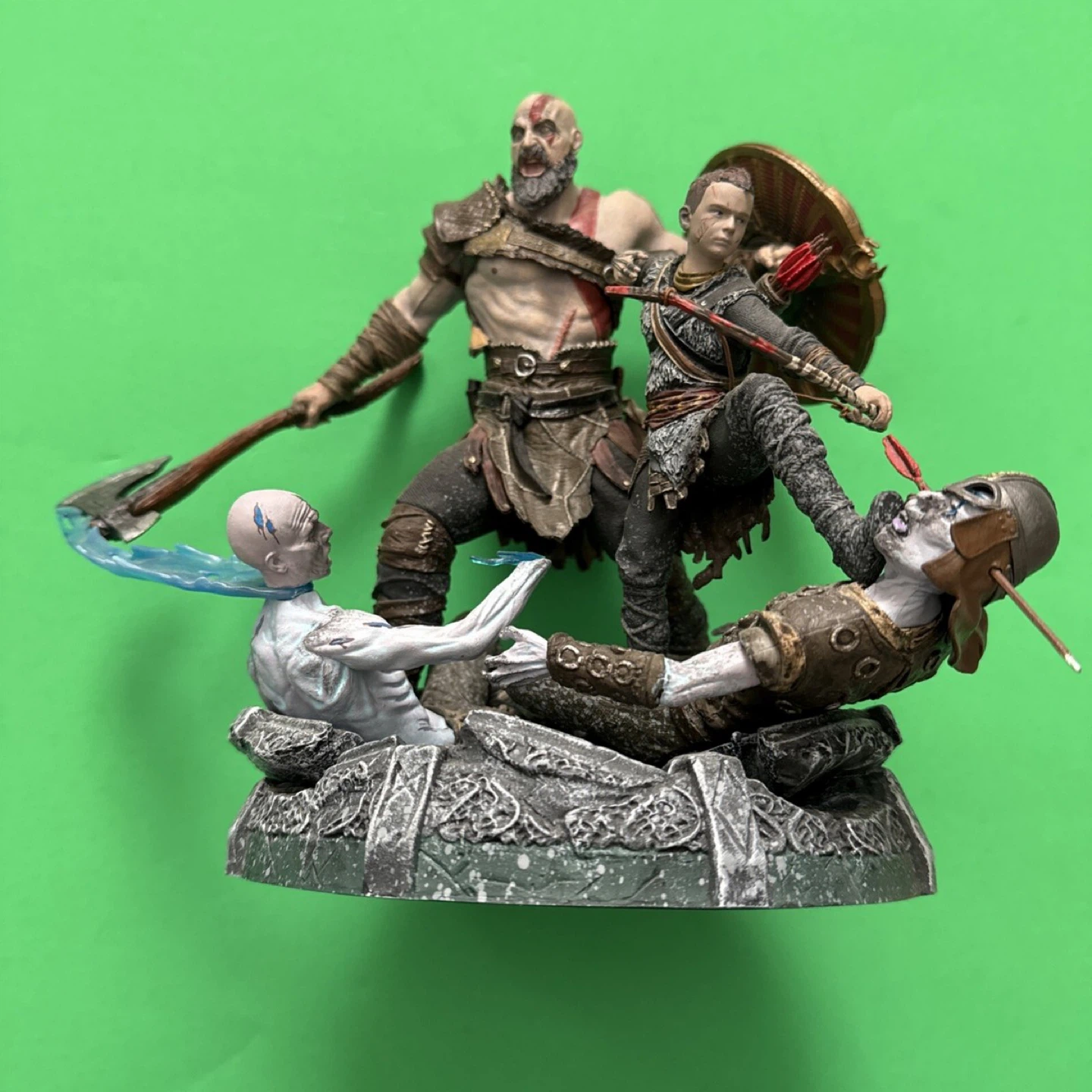 God of War Kratos & Atreus Statue