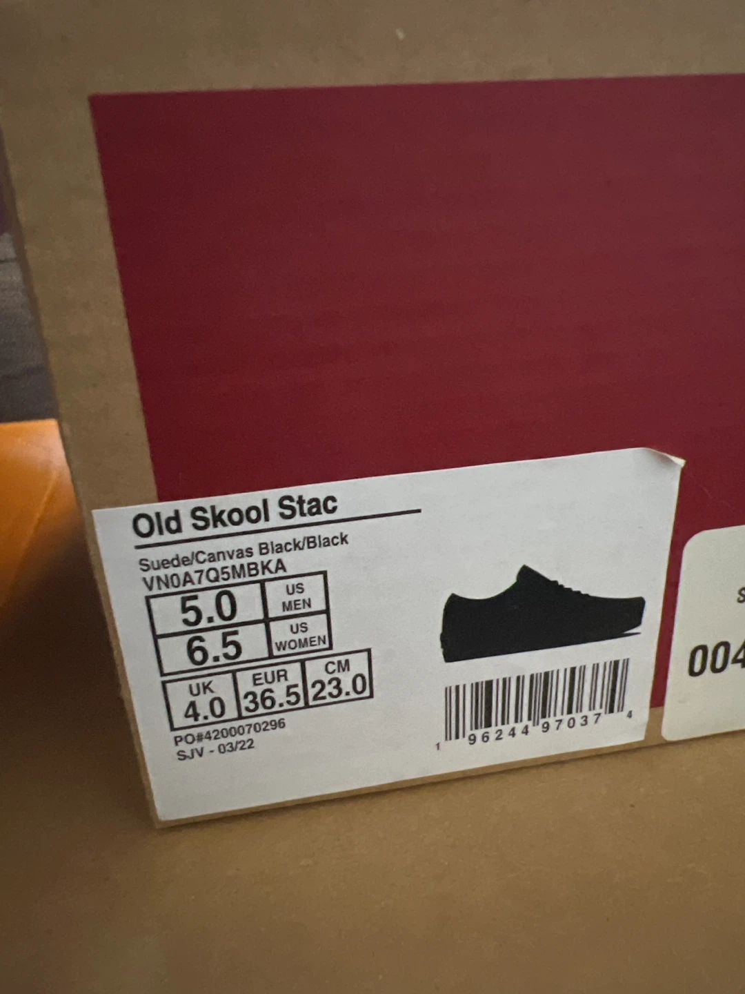 BNIB Vans Old Skool Stac Platform Shoes - Size 6.5 women - photo 4