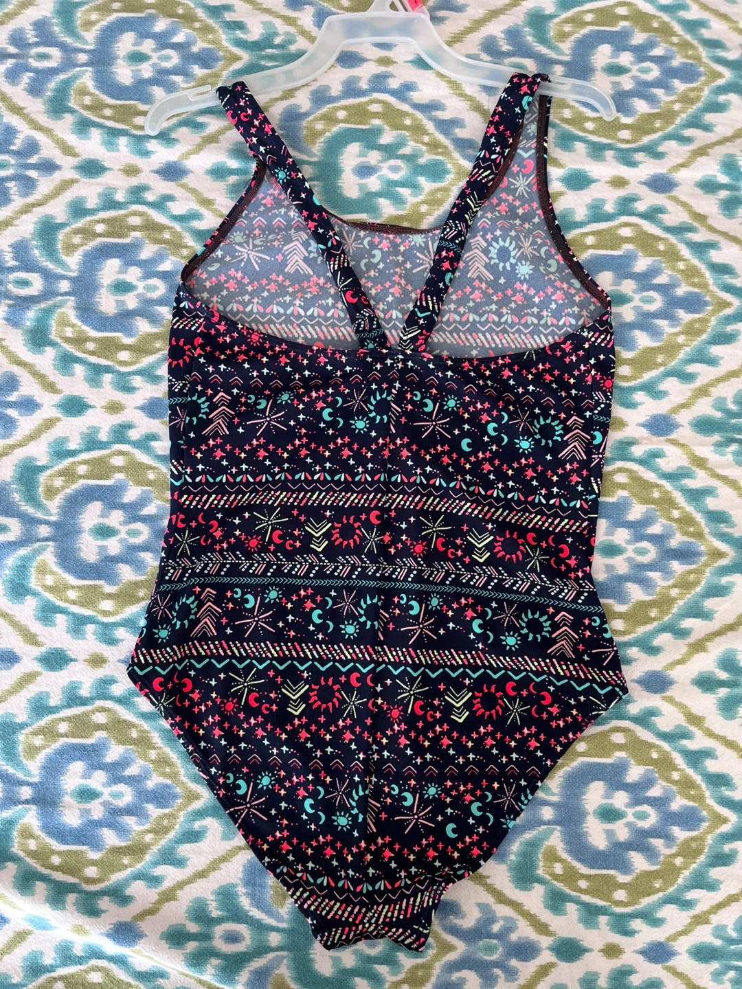Girls' One-Piece Swimsuit, Size 10-12 - photo 2