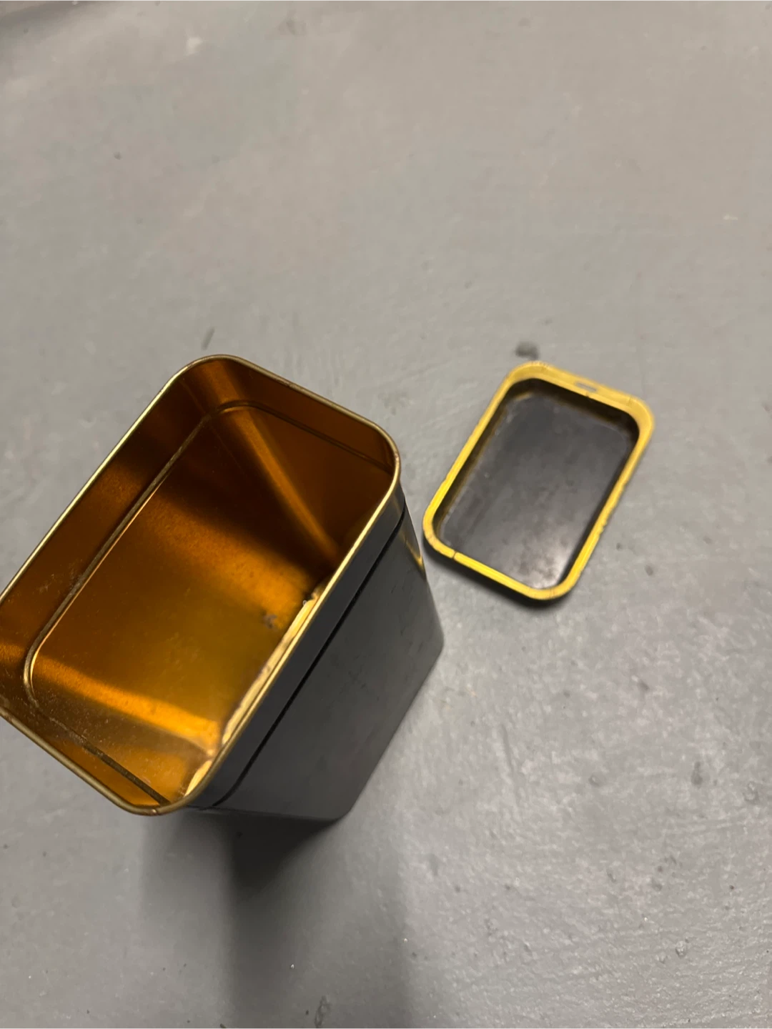 IKEA COFFEE  Black Metal Tin Container - photo 2