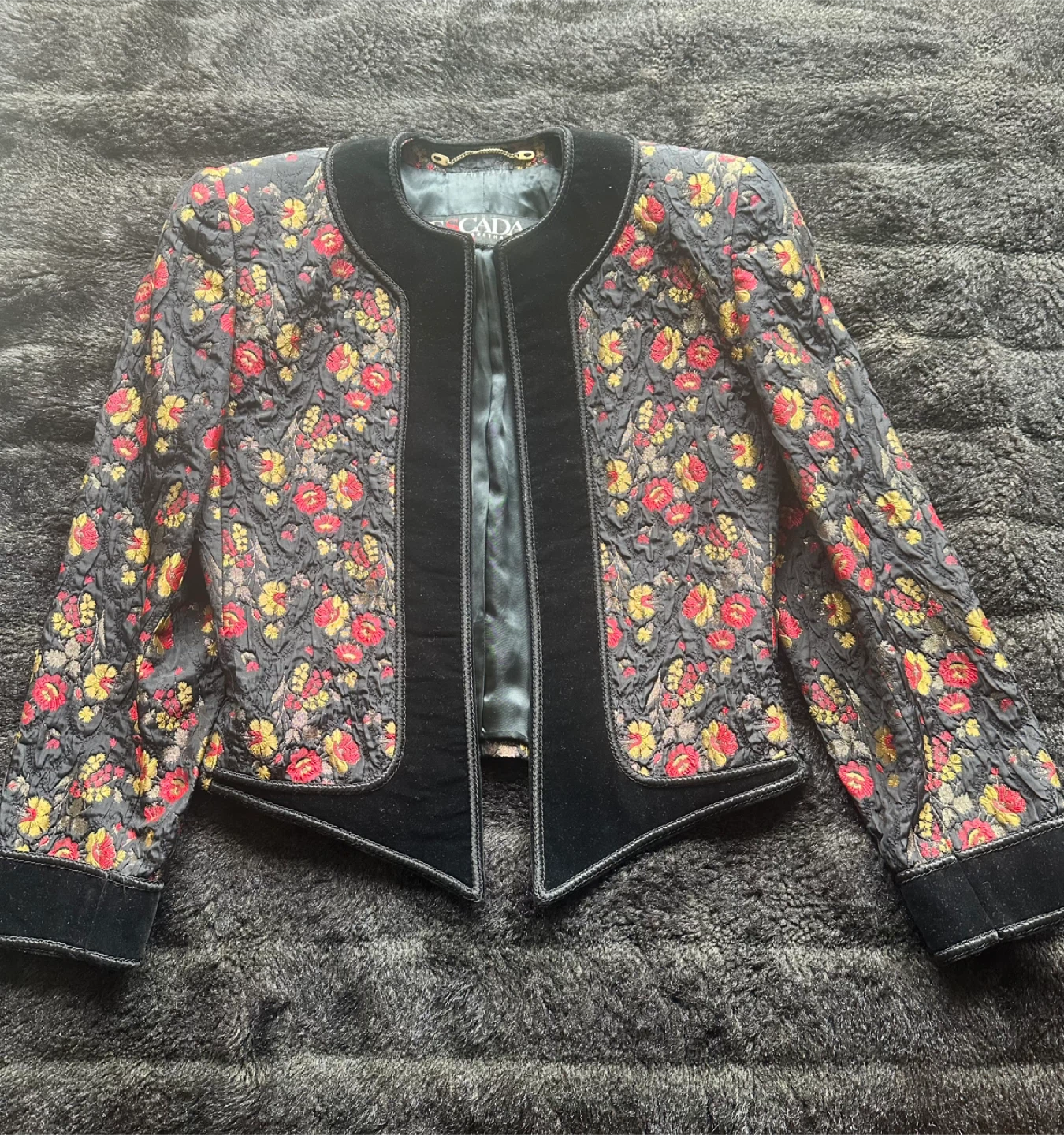 Jacket Escada Floral Blazer Jacket