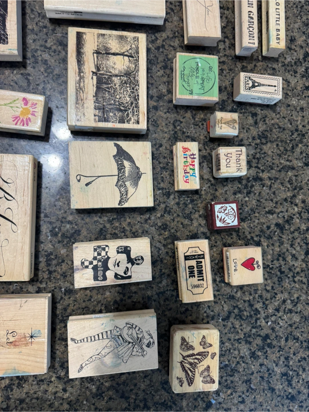 Wooden Stamp Collection for Scrapbooking! - photo 3