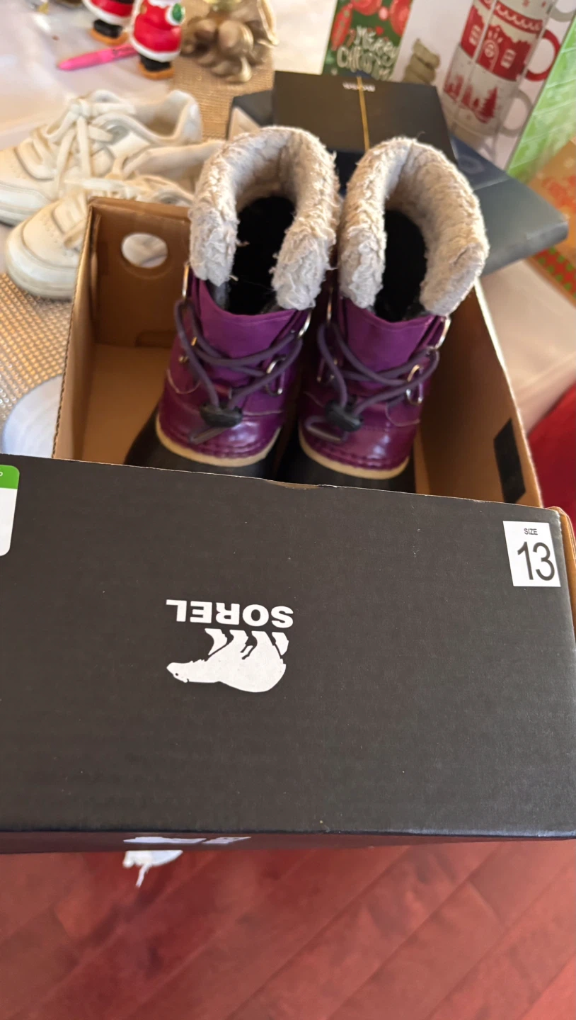 Sorel Purple Winter Boots - Size 13