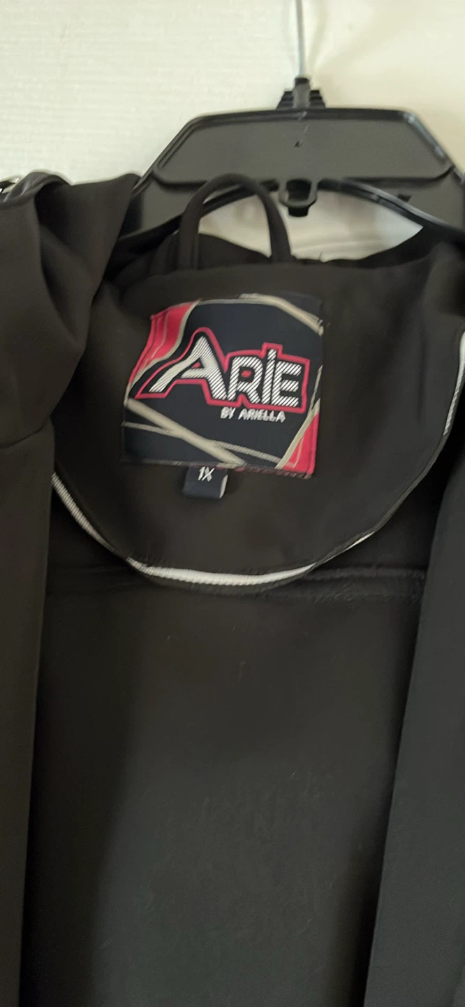 Arie by Ariella Black Rain Jacket - Size 1X - photo 2