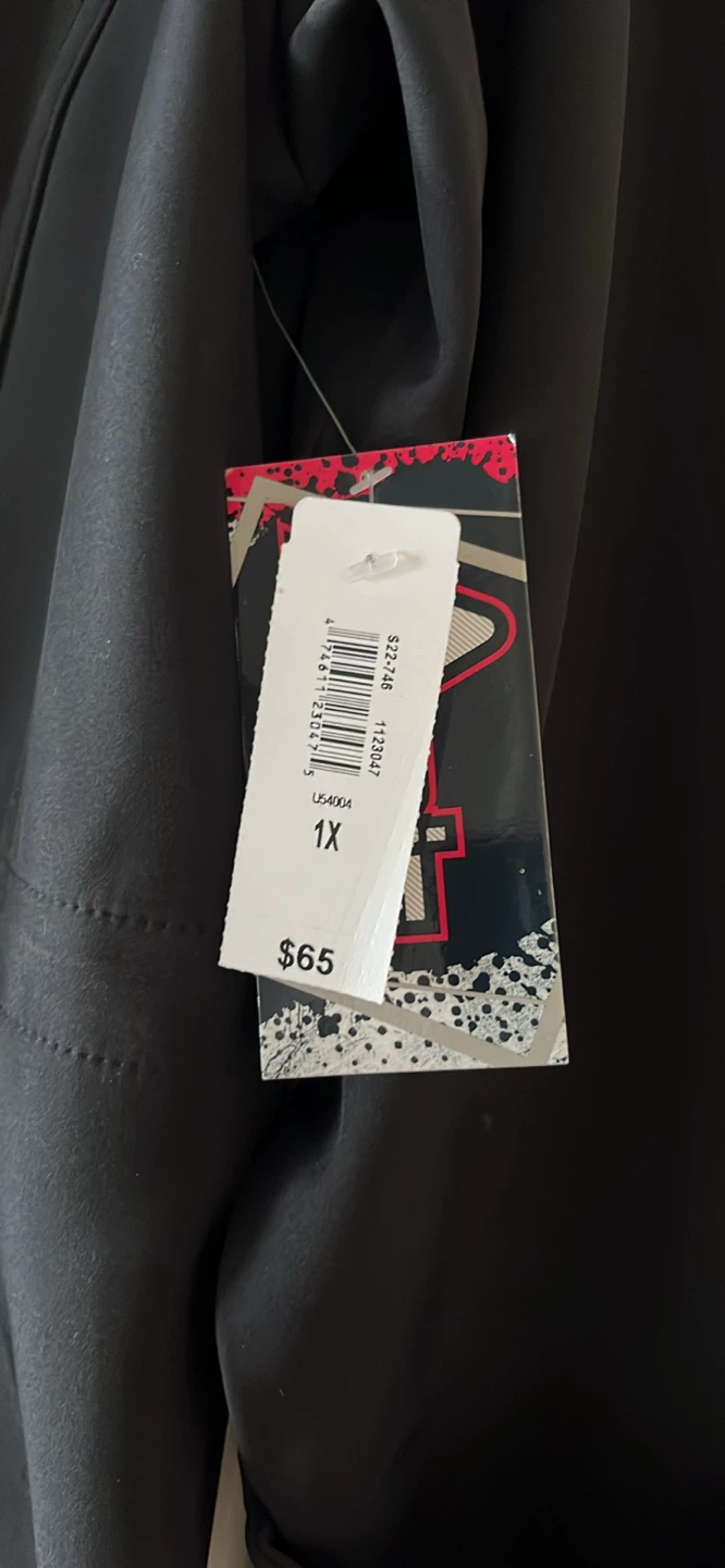 Arie by Ariella Black Rain Jacket - Size 1X - photo 3