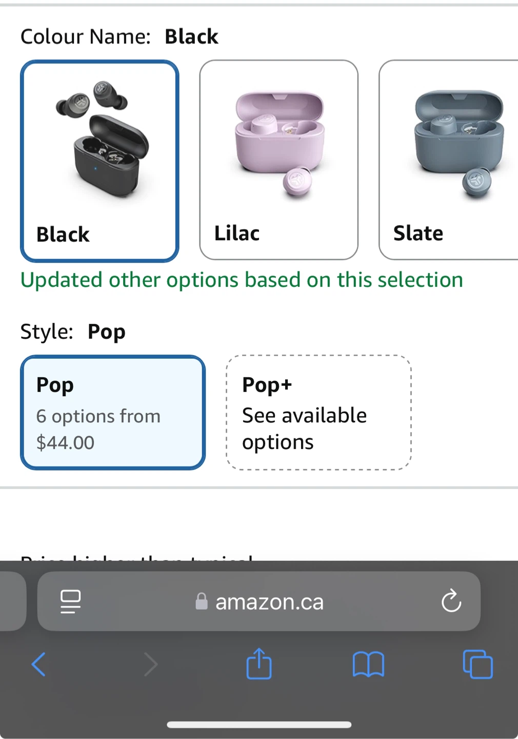 JLab JBuds Pop Earbuds - Black - photo 4