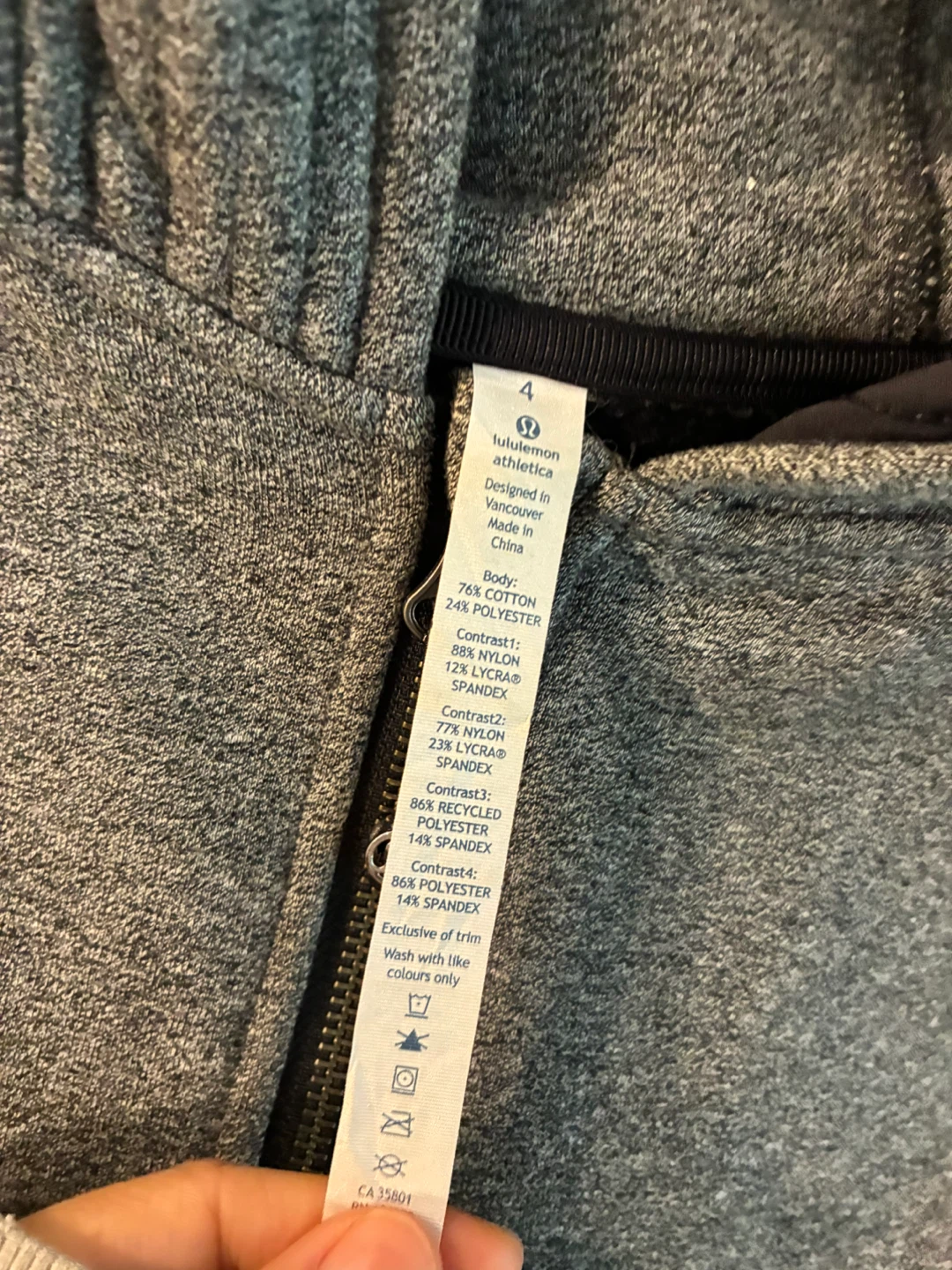 Lululemon Athletica Hoodie, Size 4 - photo 2