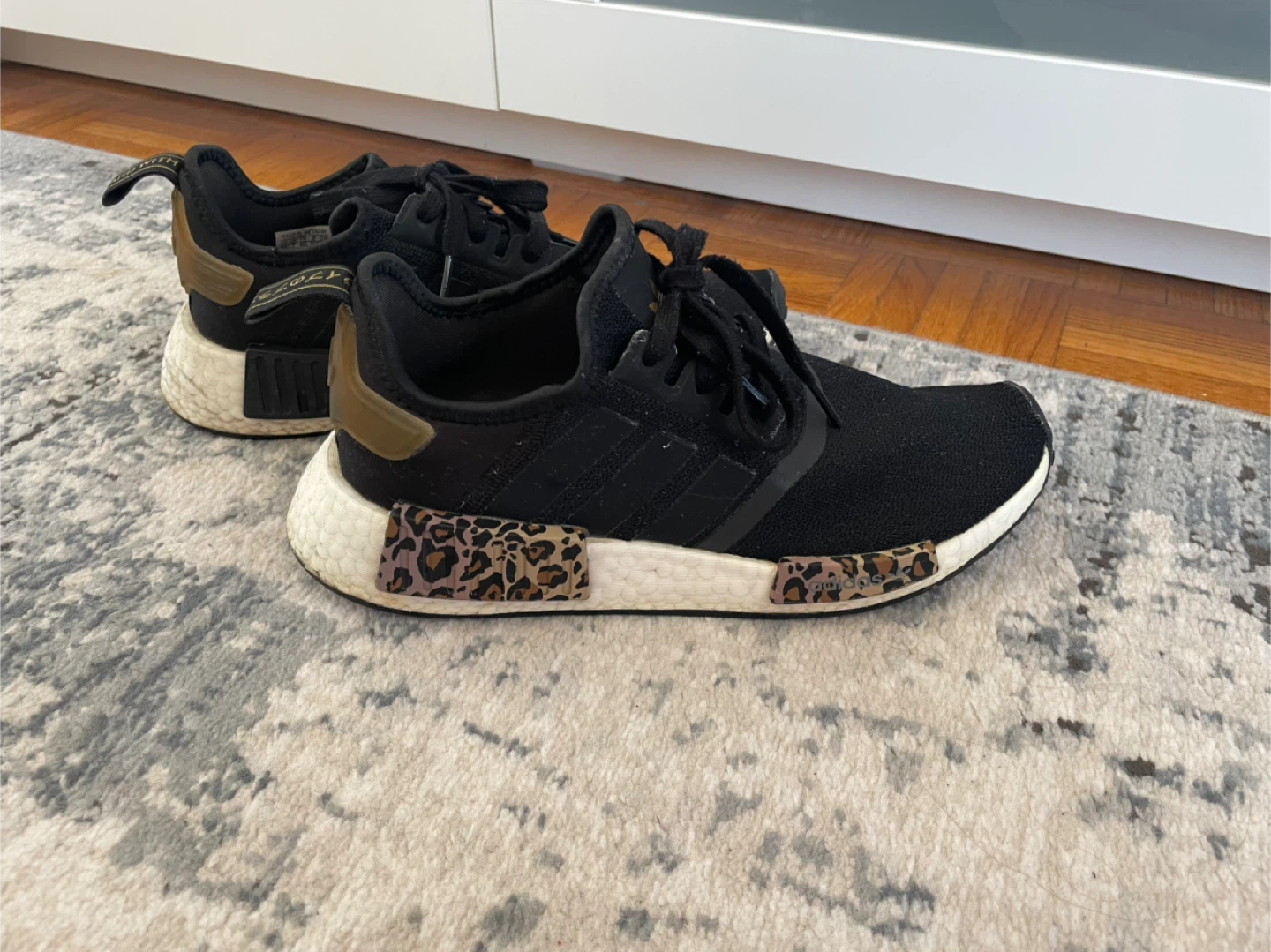 Adidas NMD R1 Black/Leopard Women’s 8.5