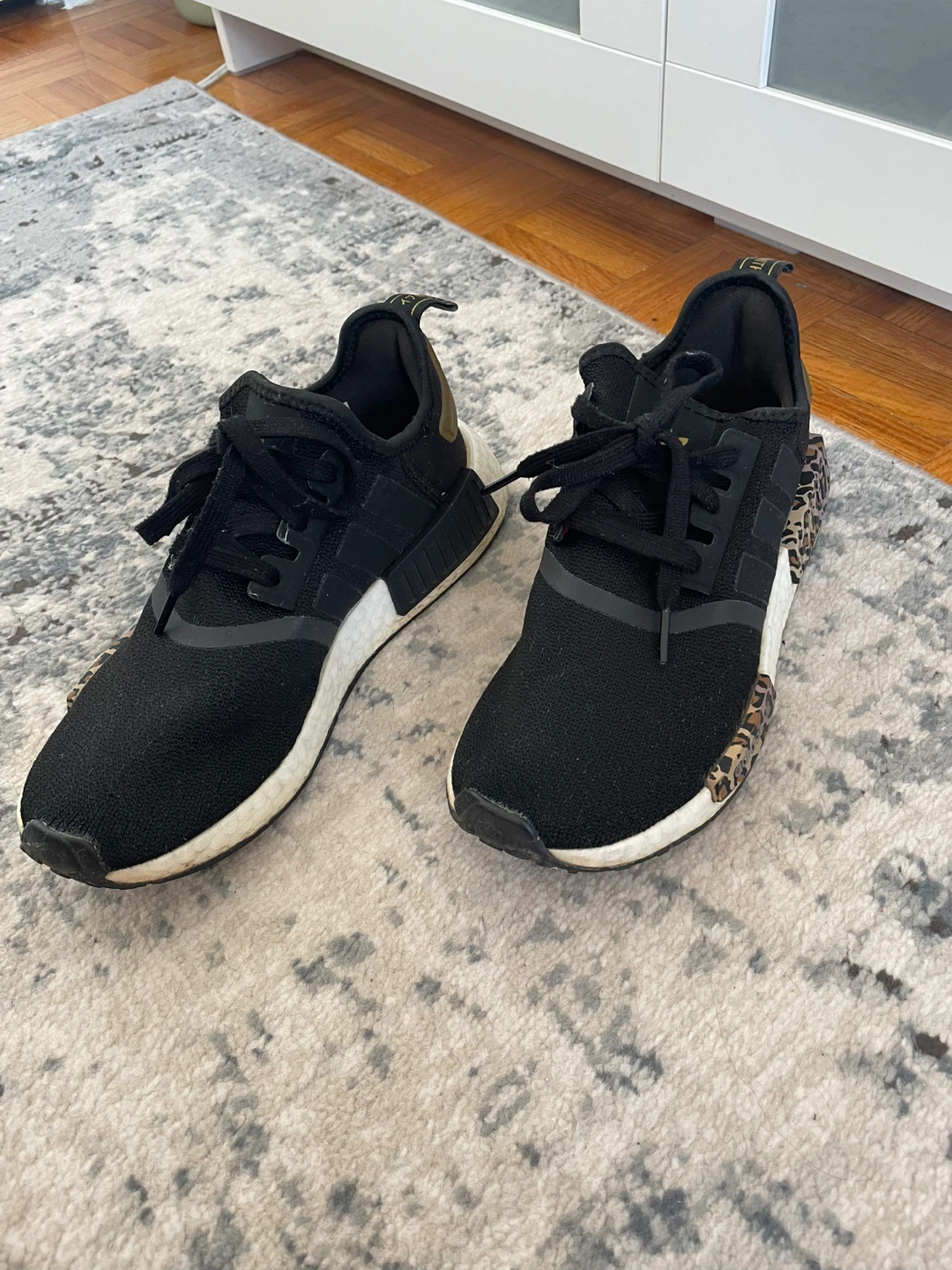 Adidas NMD R1 Black/Leopard Women’s 8.5 - photo 2