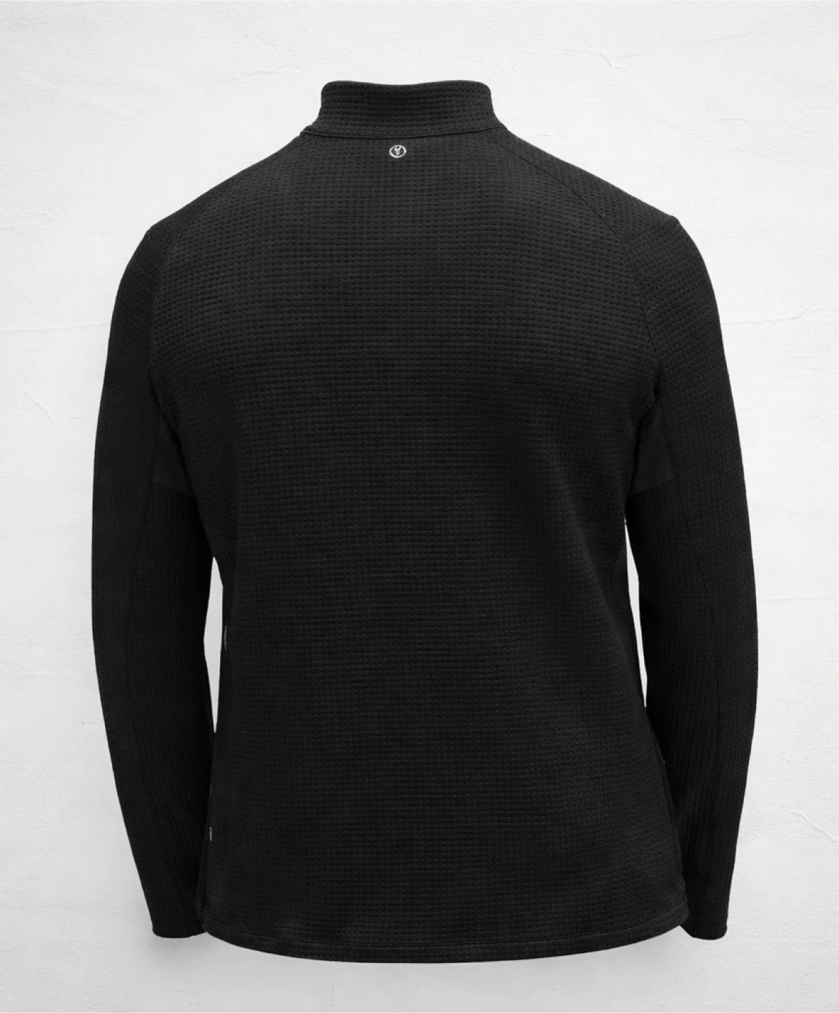Lululemon Mens Waffle-Knit Half Zip XXL - Black - photo 2
