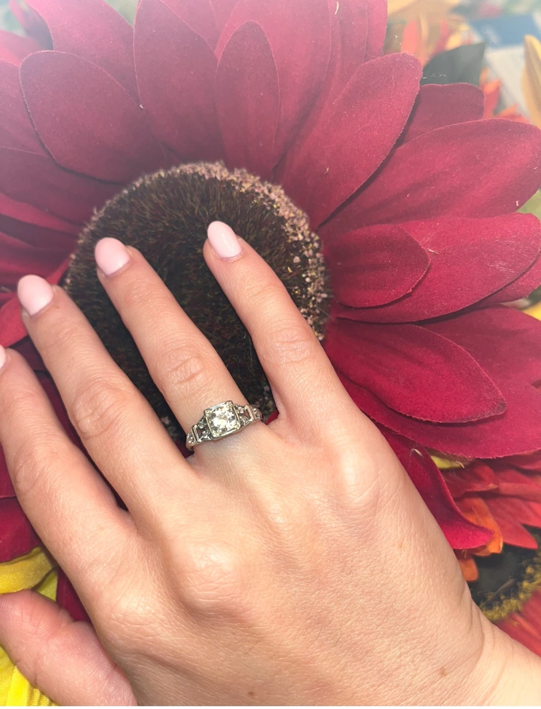 Antique Diamond Engagement Ring