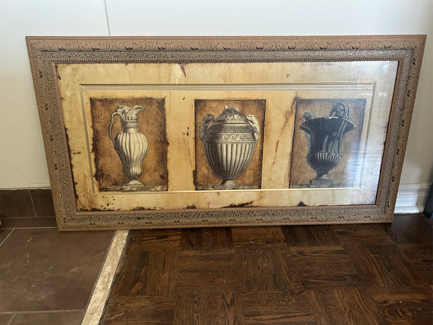 New Large Framed Vase Print Wall Art