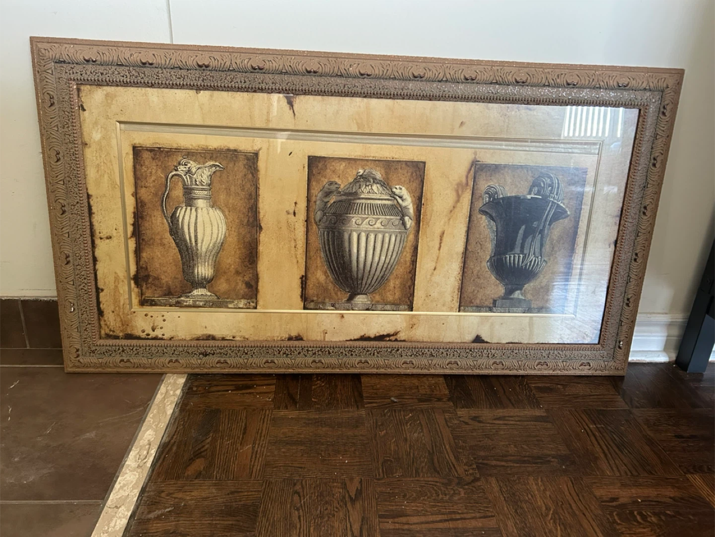 New Large Framed Vase Print Wall Art - photo 2