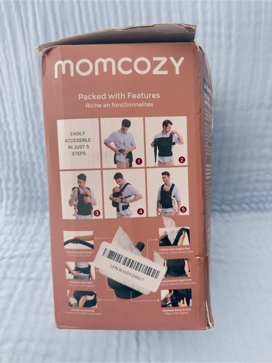 Momcozy Baby Carrier - Black - photo 3