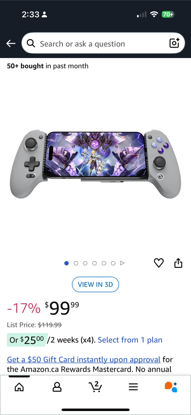 GameSir G8 Galileo Mobile Gaming Controller - New! - photo 2