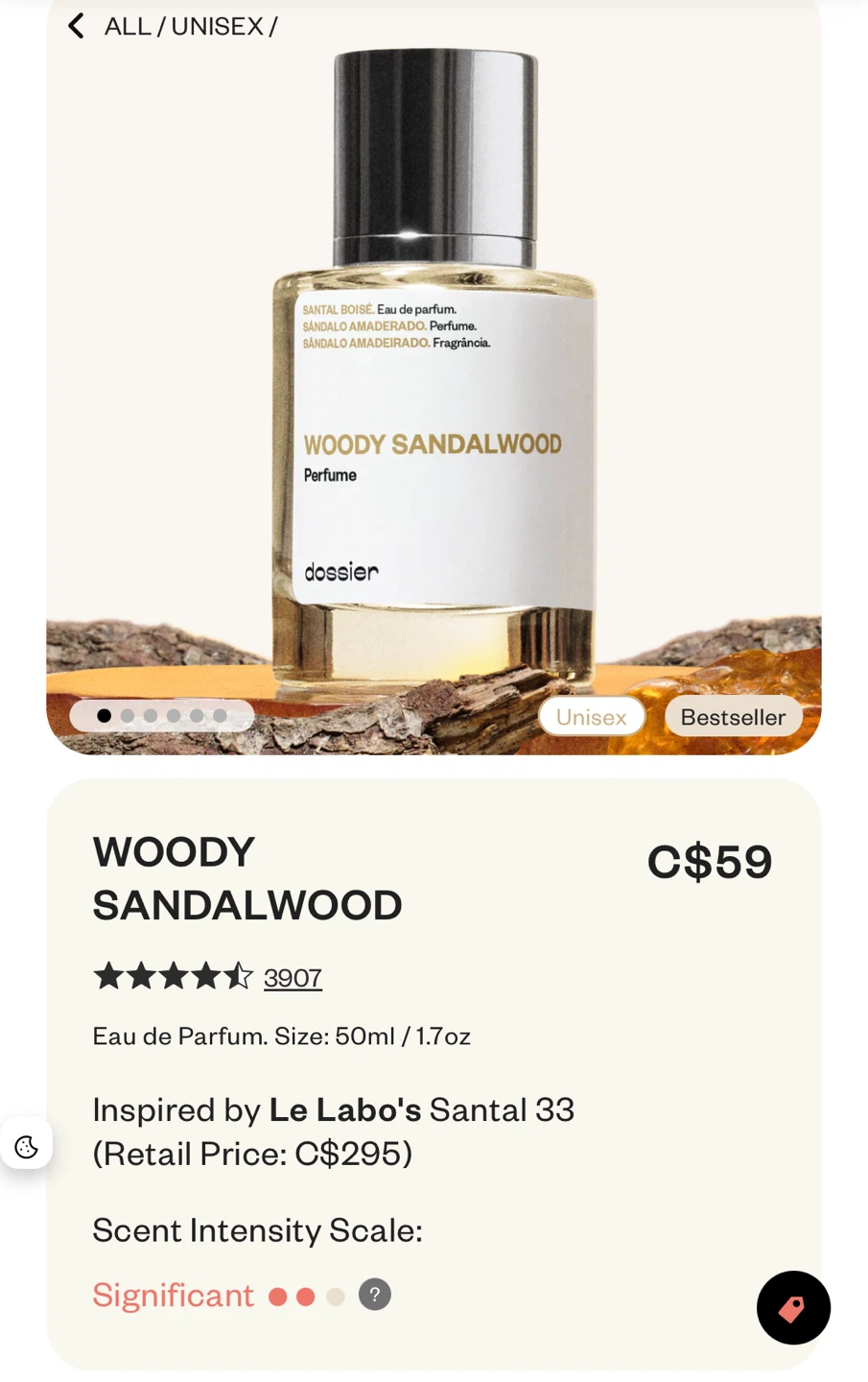 Dossier - Le Labo's Santal 33 Perfume Dupe (Unisex) - photo 3