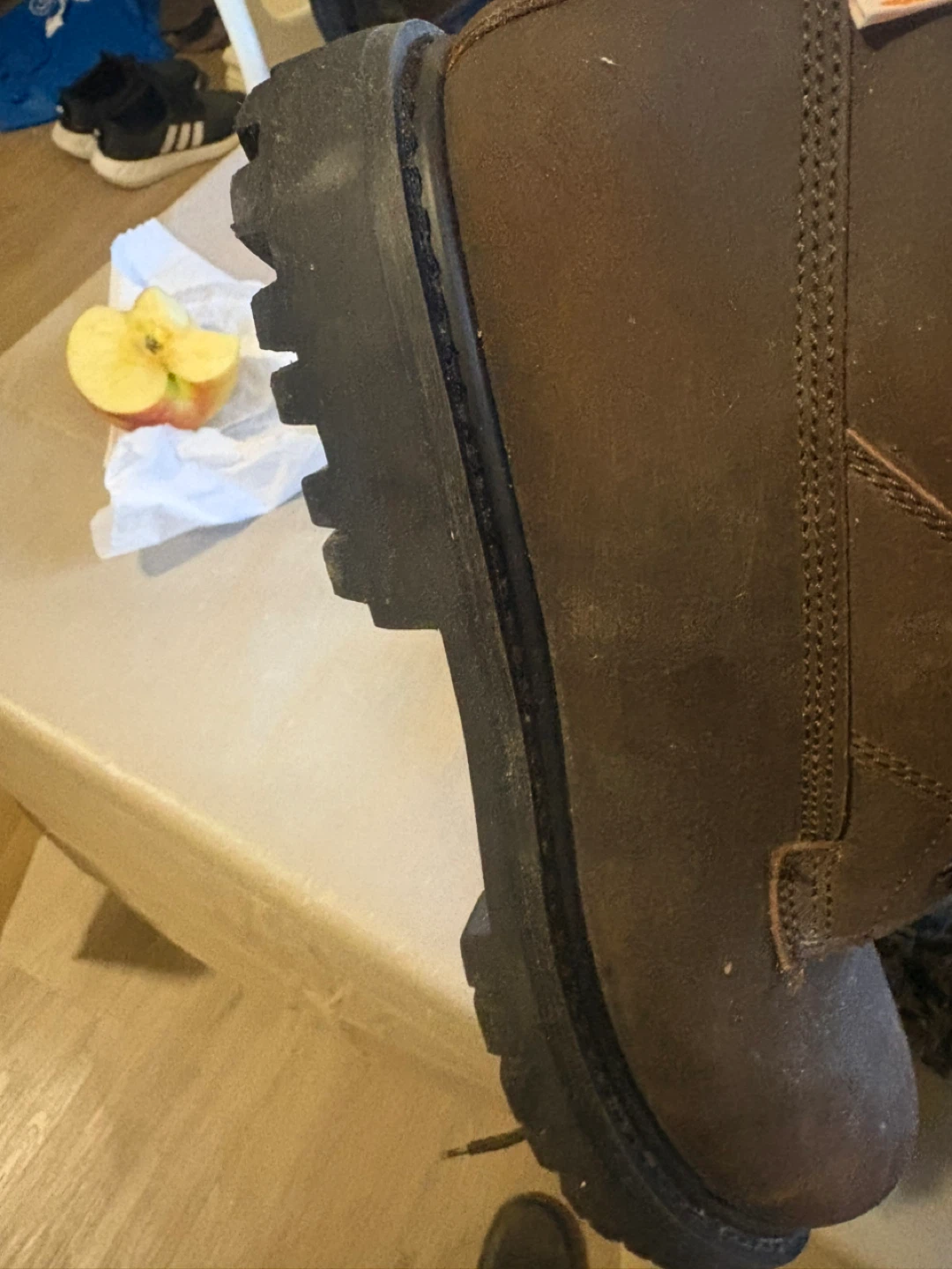 Kodiak Brown Leather Work Boots - Size 10 - photo 2