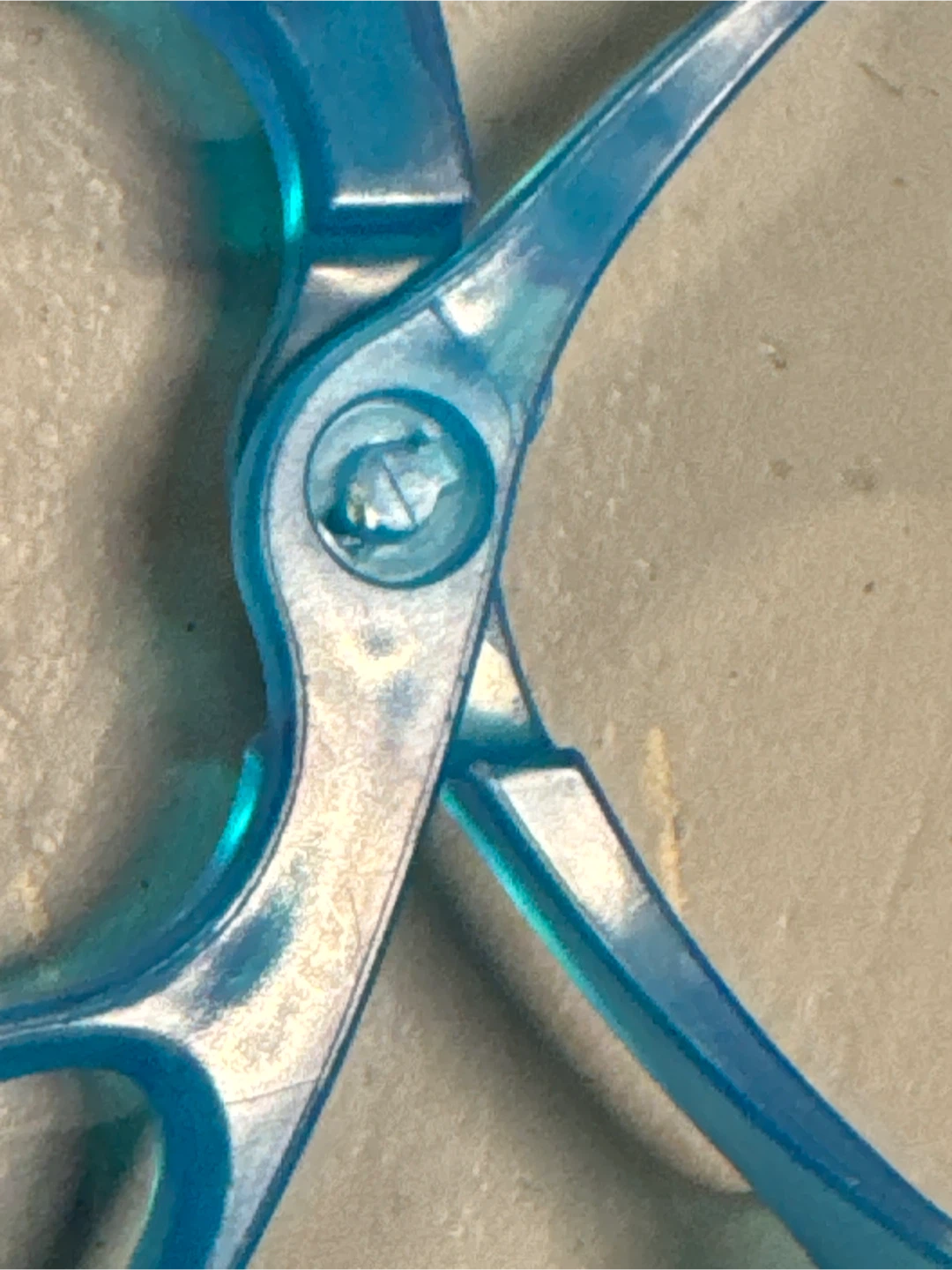 Salad Tongs - Blue Plastic - photo 2