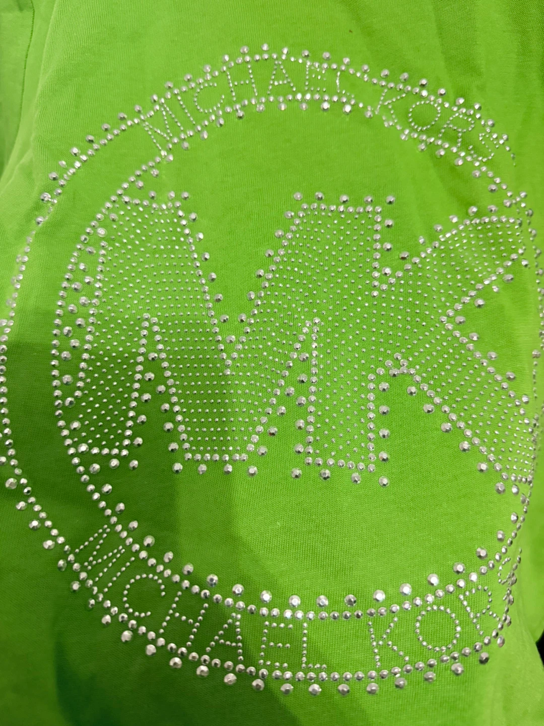 New Michael Kors Green Tee - Size XS