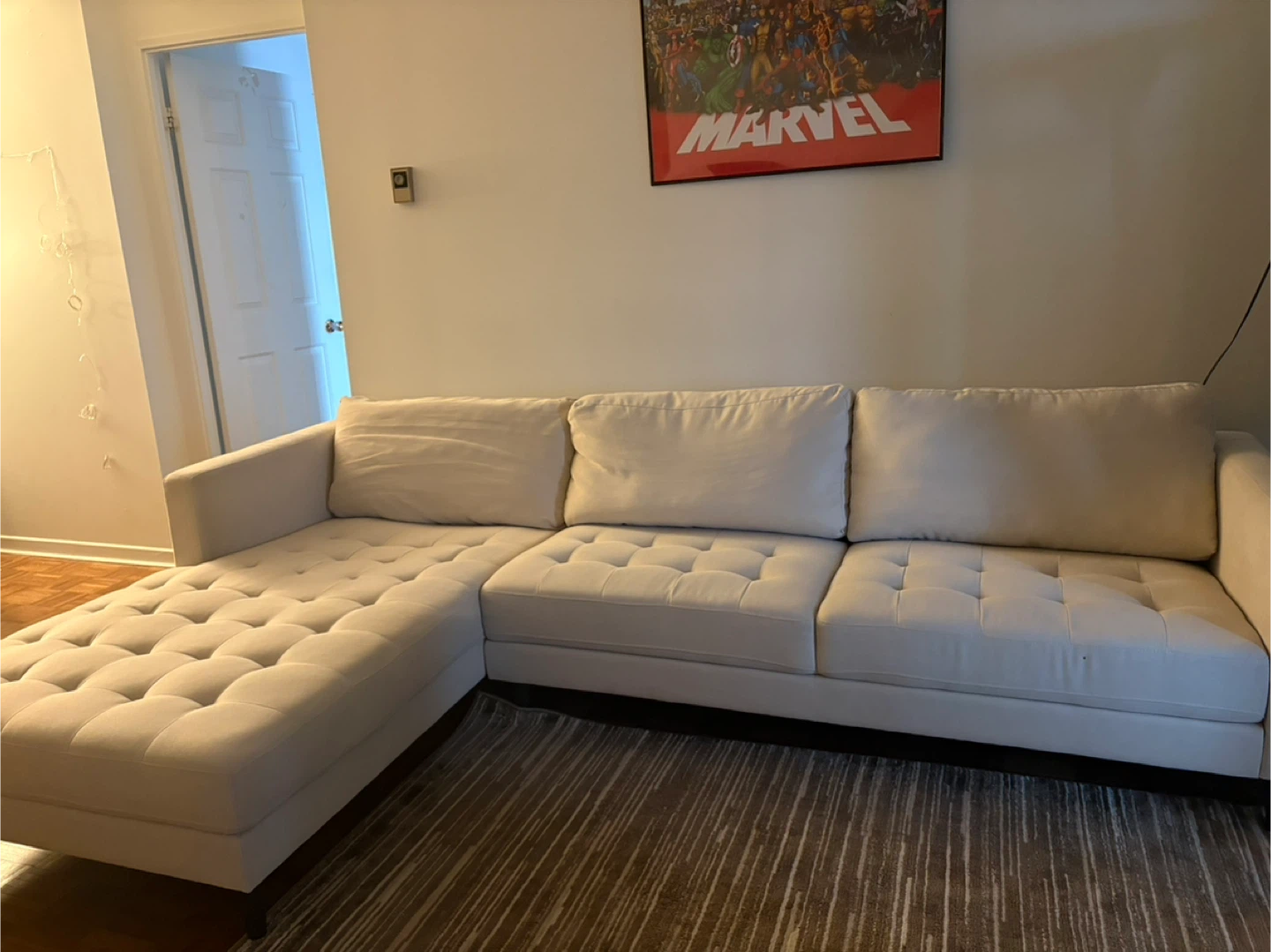 Beige Sectional Sofa