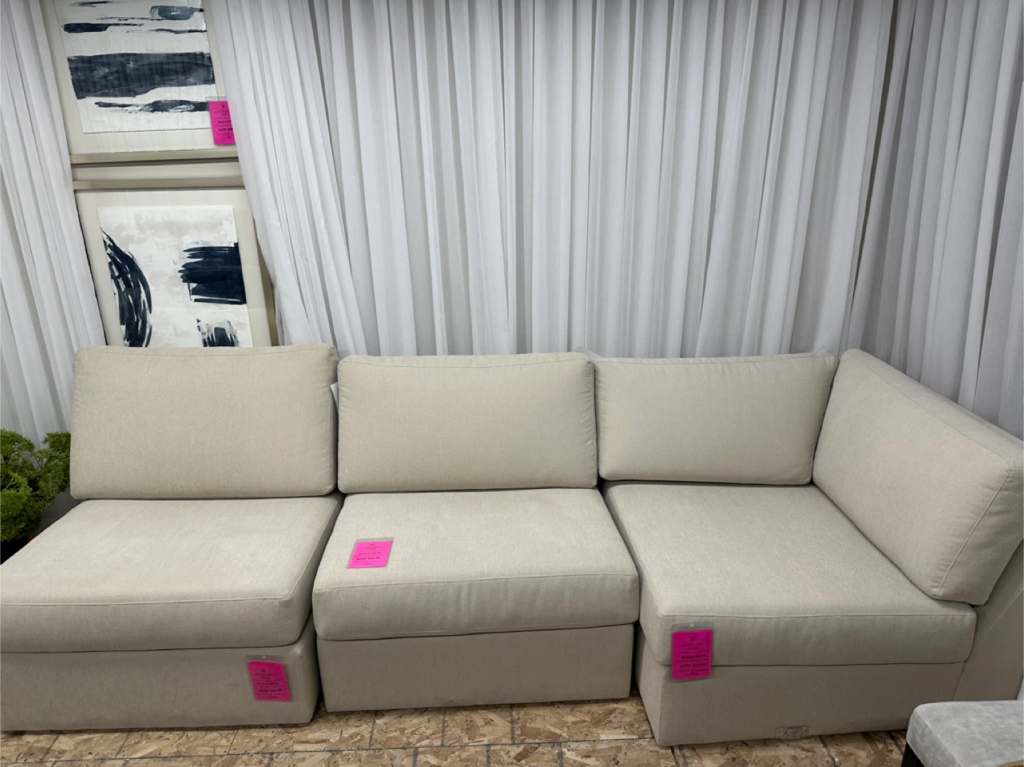 Modular Sectional Sofa - Beige