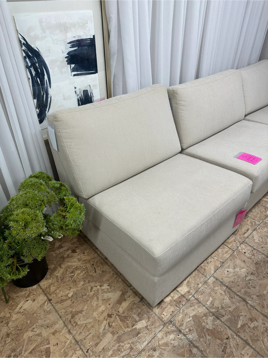 Modular Sectional Sofa - Beige - photo 3