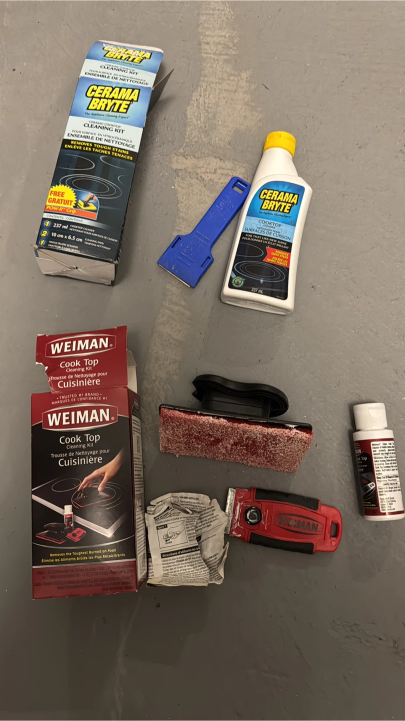 Cerama Bryte & Weiman Cooktop Cleaning Kit
