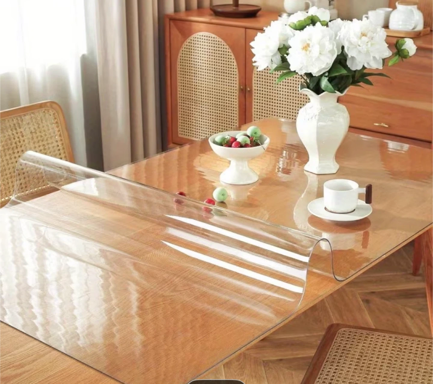 Clear Table Protector Cover 42x80 inch