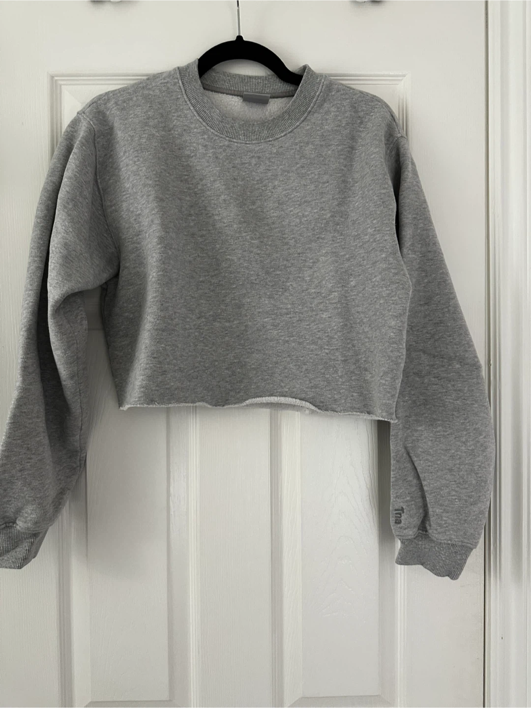Cropped Crewneck Sweater