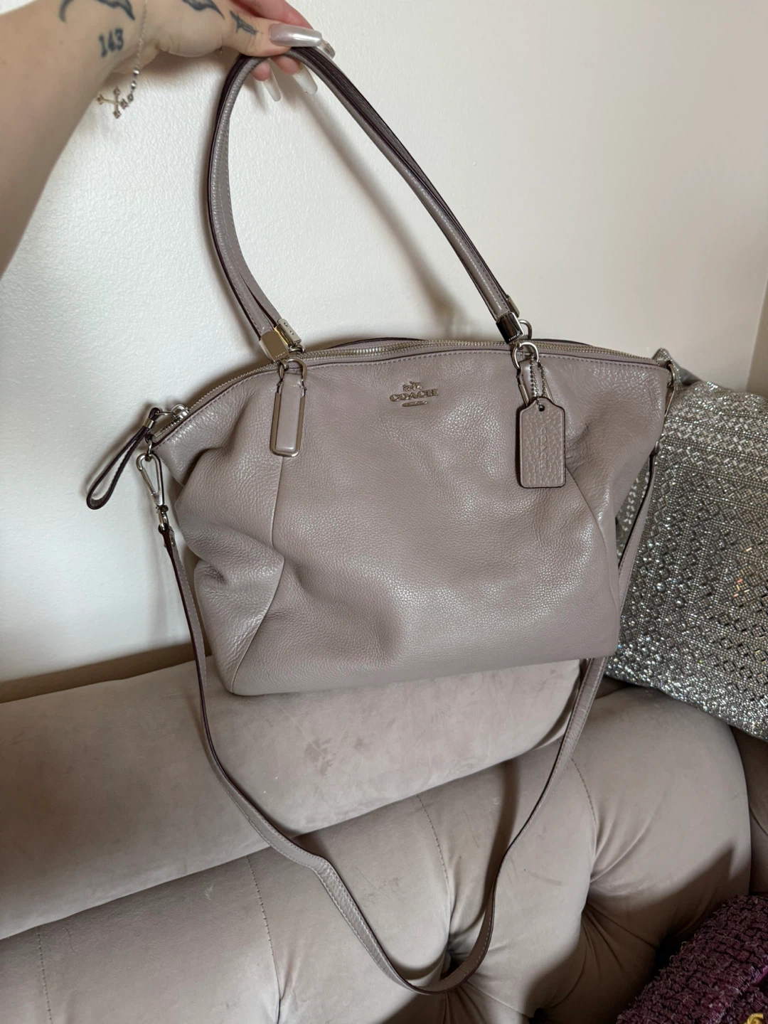 Coach Leather Shoulder Bag