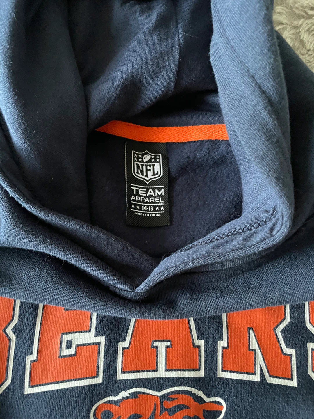 NFL Chicago Bears Hoodie, Size 14-16 - photo 2
