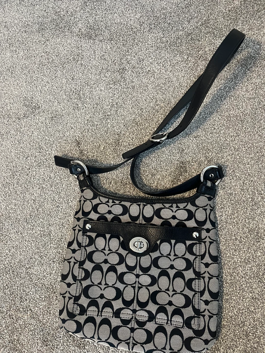 Coach Signature Canvas Crossbody Bag