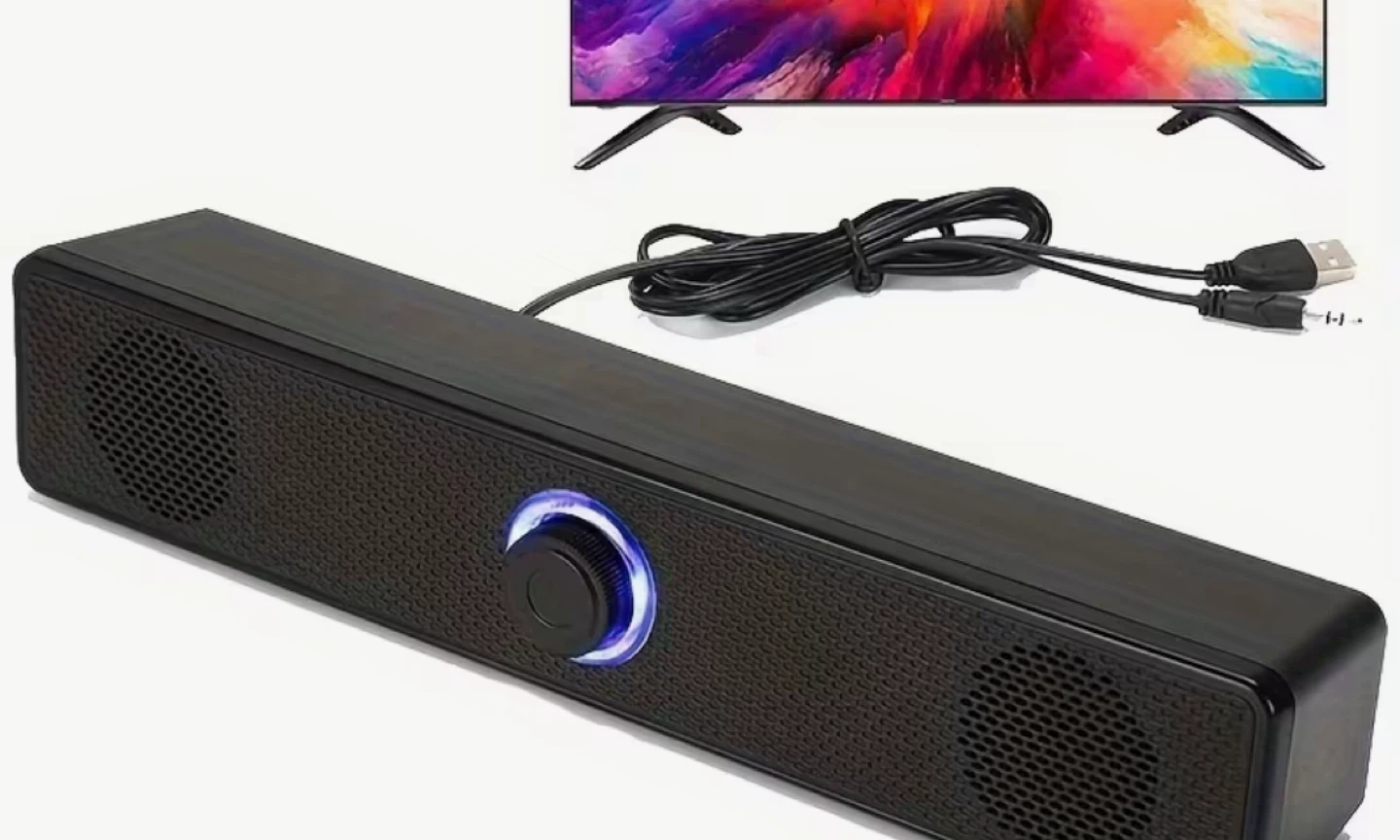 Black Soundbar Speaker