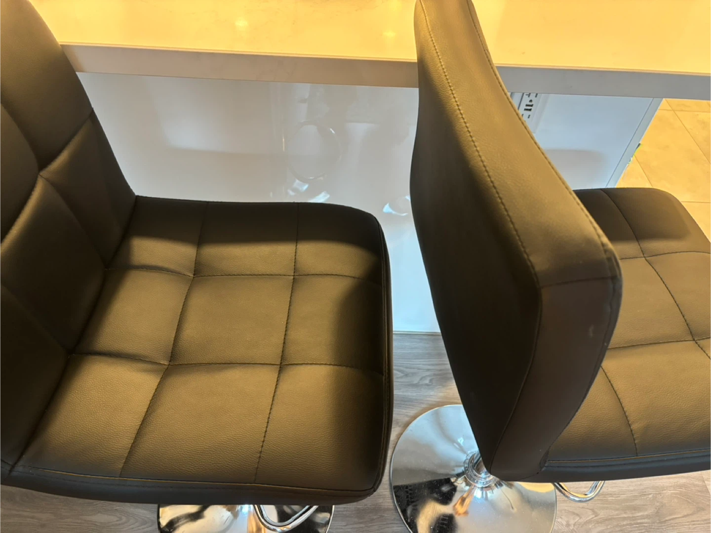 Black Bar Stools - Set of 2 - photo 3