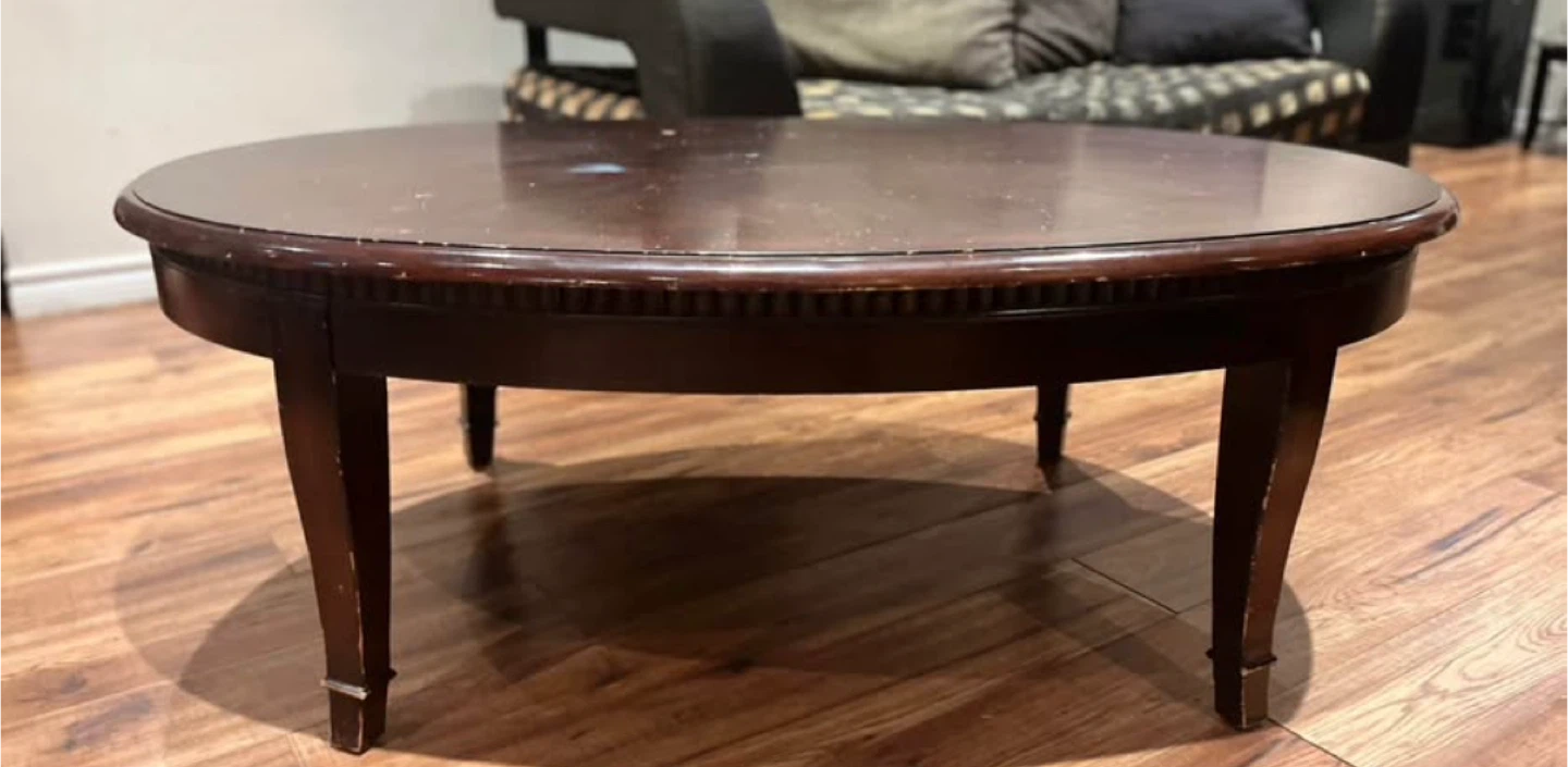 Dark Wood Coffee Table - photo 2