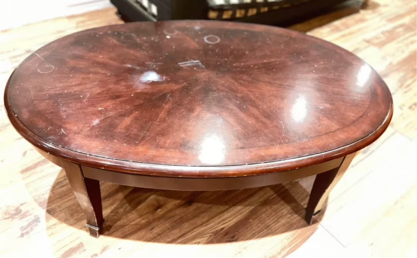 Dark Wood Coffee Table