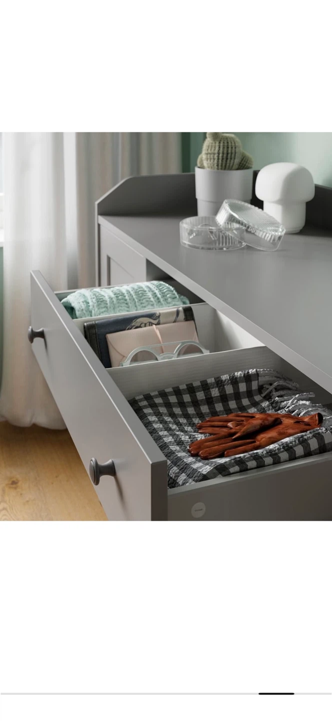 IKEA HAUGA Grey sideboard - photo 5
